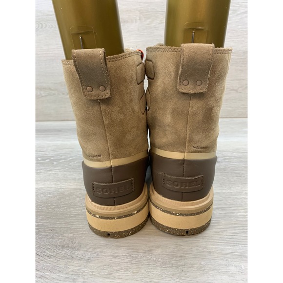 Sorel Lennox Women's Boots Lace Waterproof 8 Brown Suede Leather Shoes - Picture 4 of 11